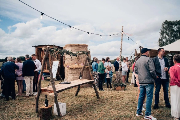 Table de récepetion champêtre